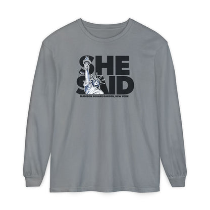 She Said Fall 2026 Long Sleeve Tee