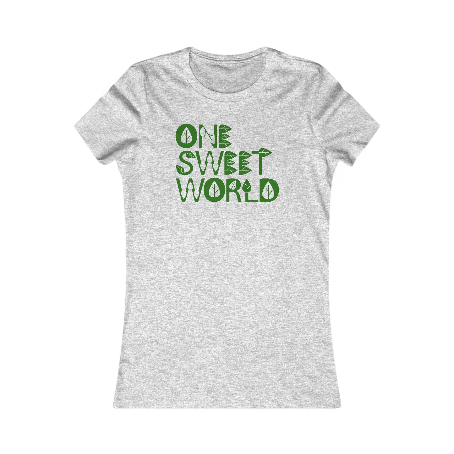 One Sweet World Woman's Cut Tee
