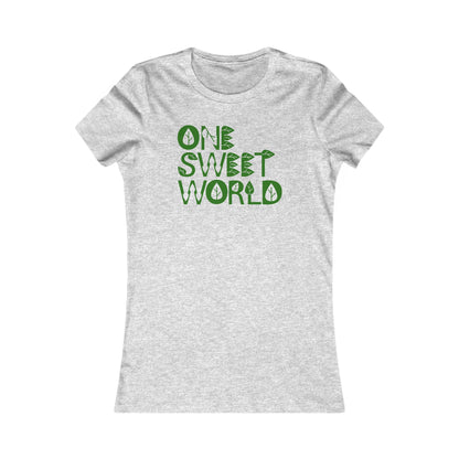One Sweet World Woman's Cut Tee