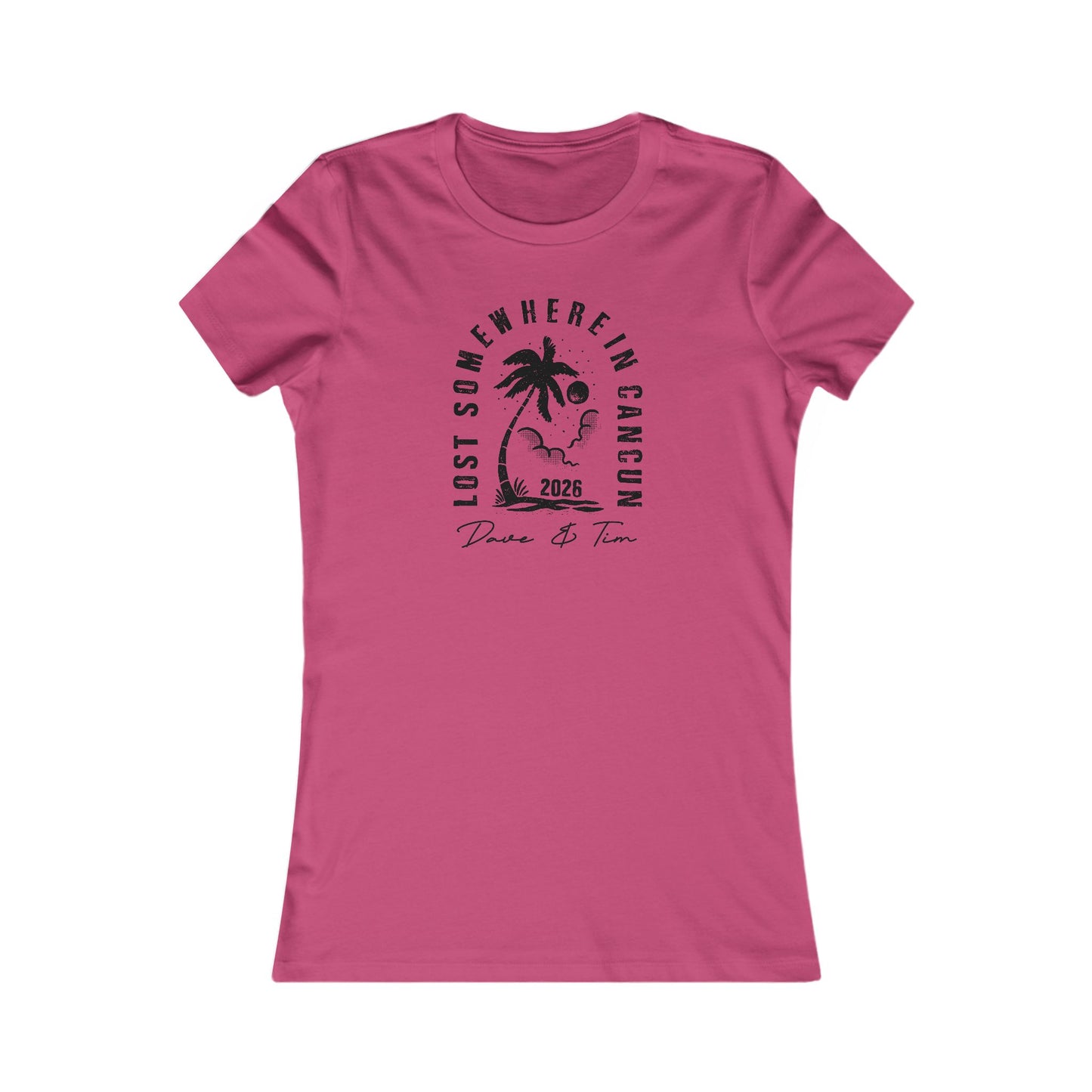 Lost Somewhere In Cancun 2026 Woman's Cut Tee *With Set List