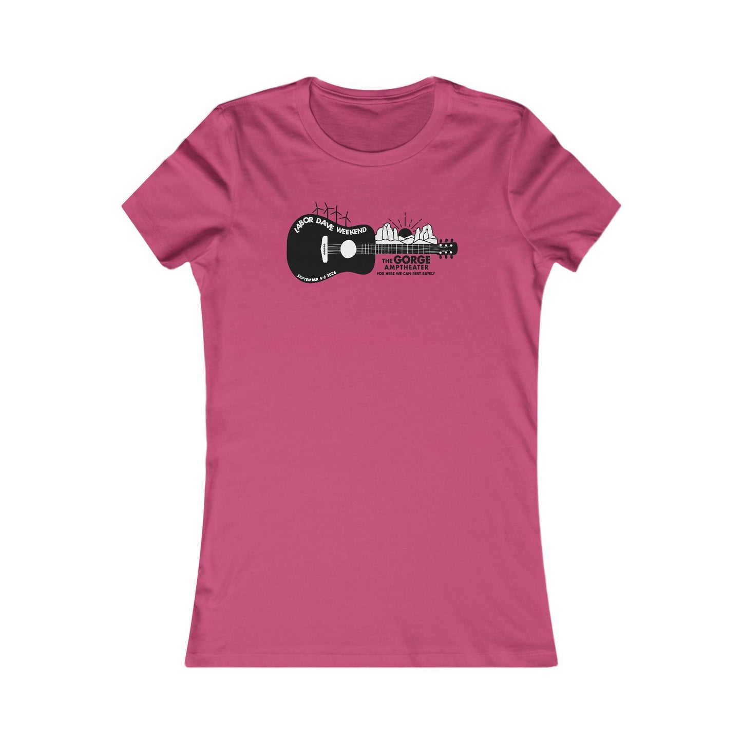 Gorge Guitar 2026 Woman's Cut Tee