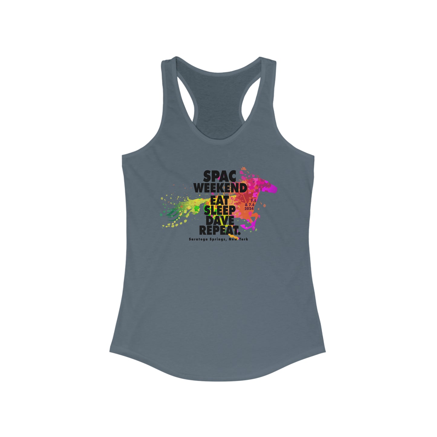 SPAC Eat Sleep Dave Repeat 2024 Tank Top *With Setlist