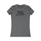 Just Be A Good Person-World Change *With Back Women's Cut Tee