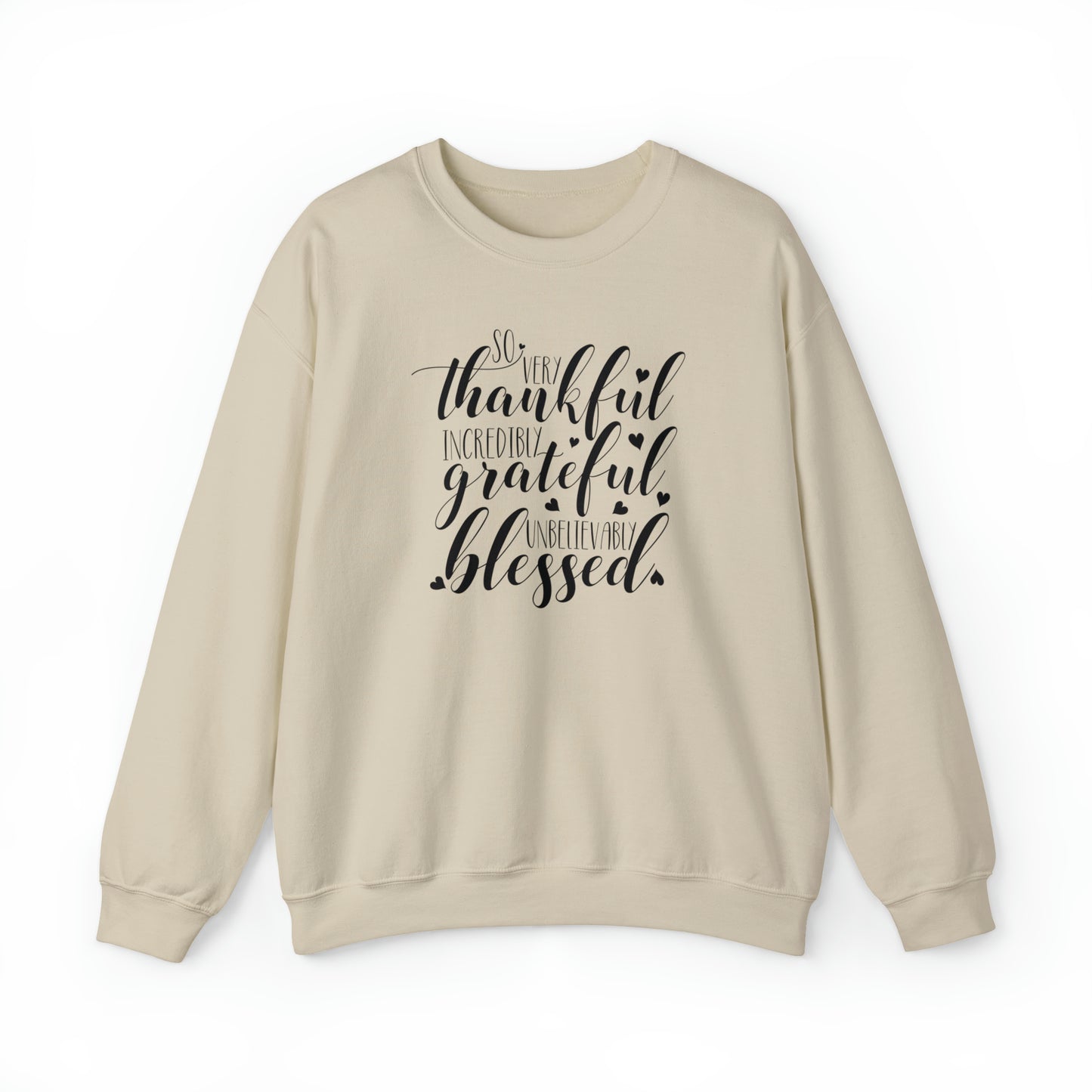 Thankful Grateful Blessed Crewneck