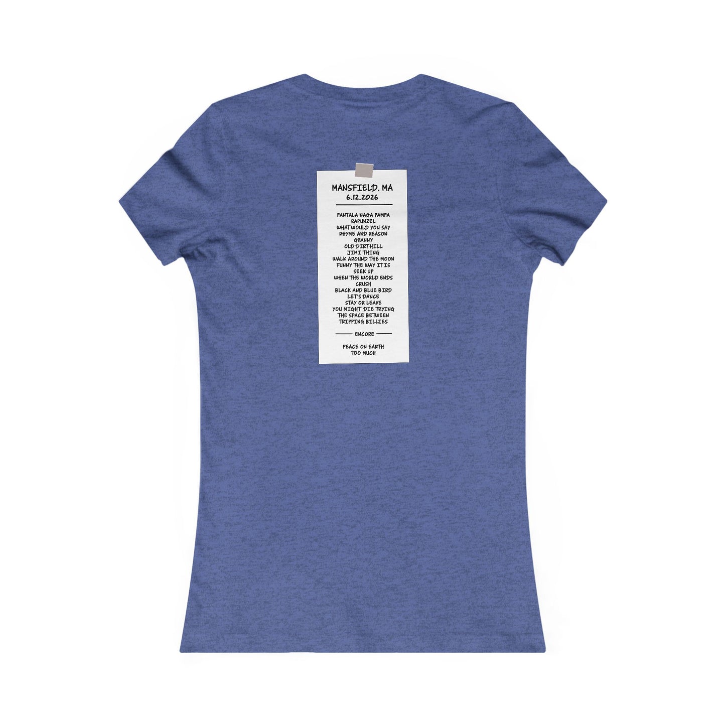 Mansfield 2026 Woman's Cut Tee *With Set List