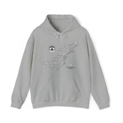 Appalachian Trail Map Hoodie