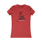 Black Cat Pin Up Woman's Cut Tee