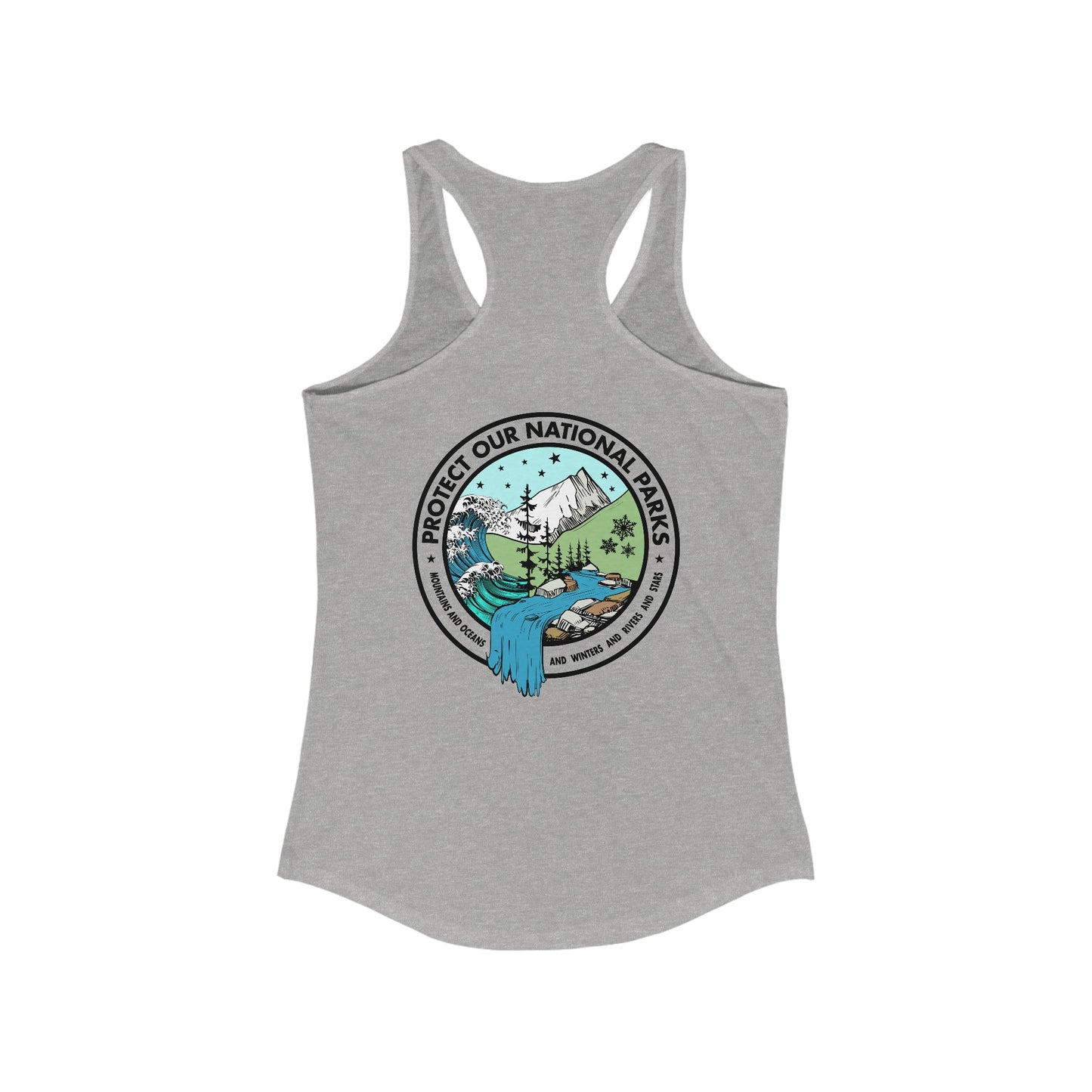 Protect Our National Parks - Funny *With Back Print Woman's Tank