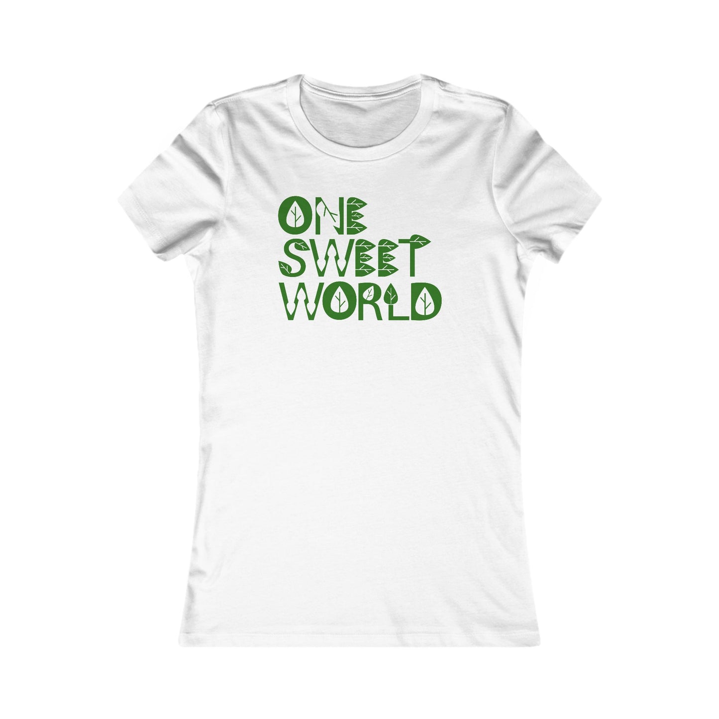 One Sweet World Woman's Cut Tee