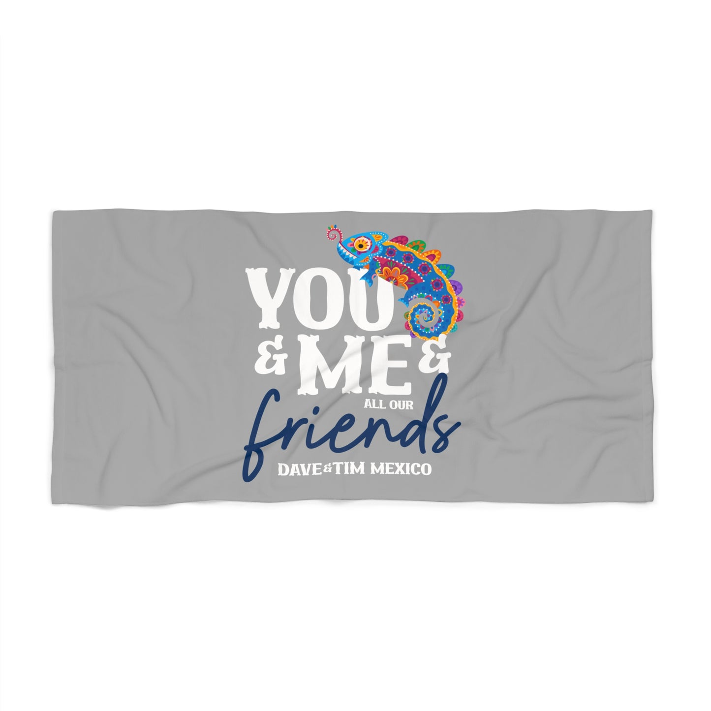 You & Me Mexico 2027 Beach Towel
