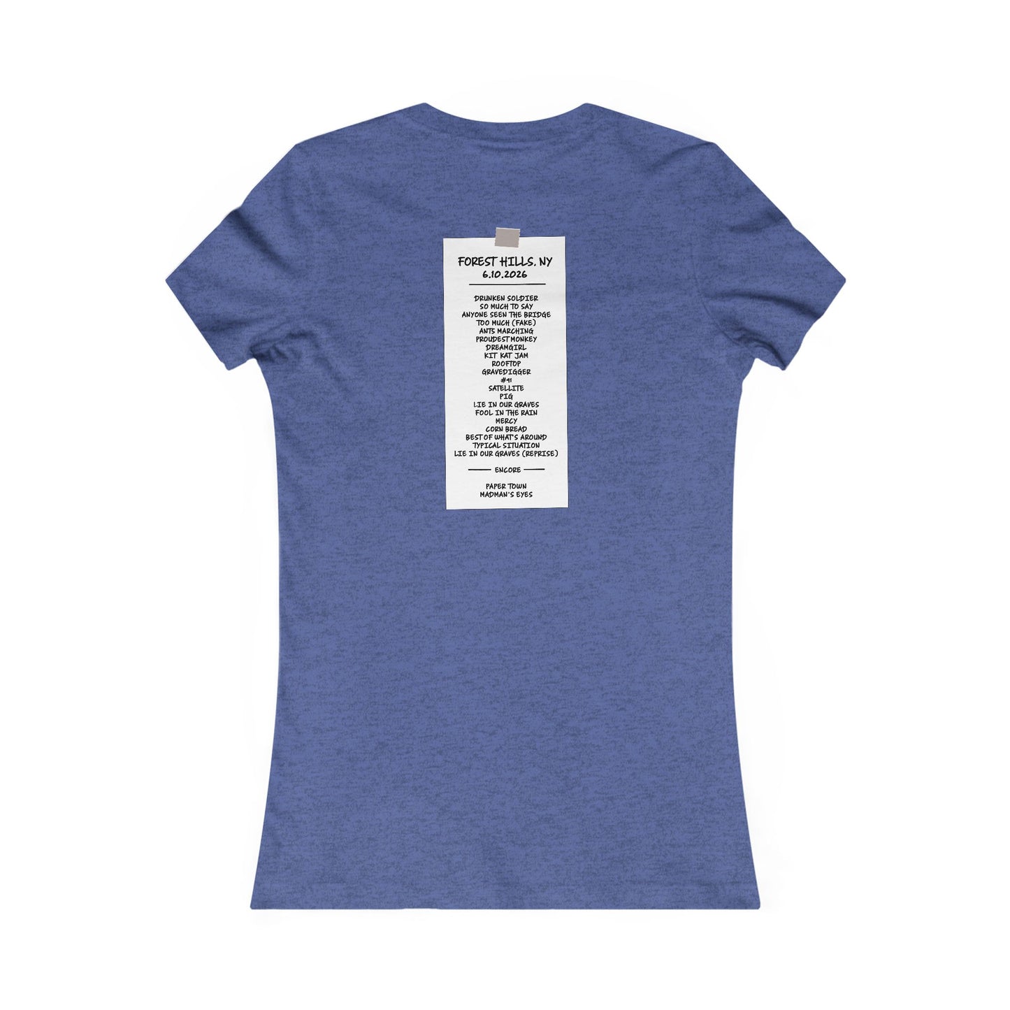 Forest Hills 2026 Woman's Cut Tee *With Set List