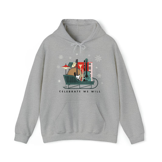 Celebrate Santa Sled Hoodie