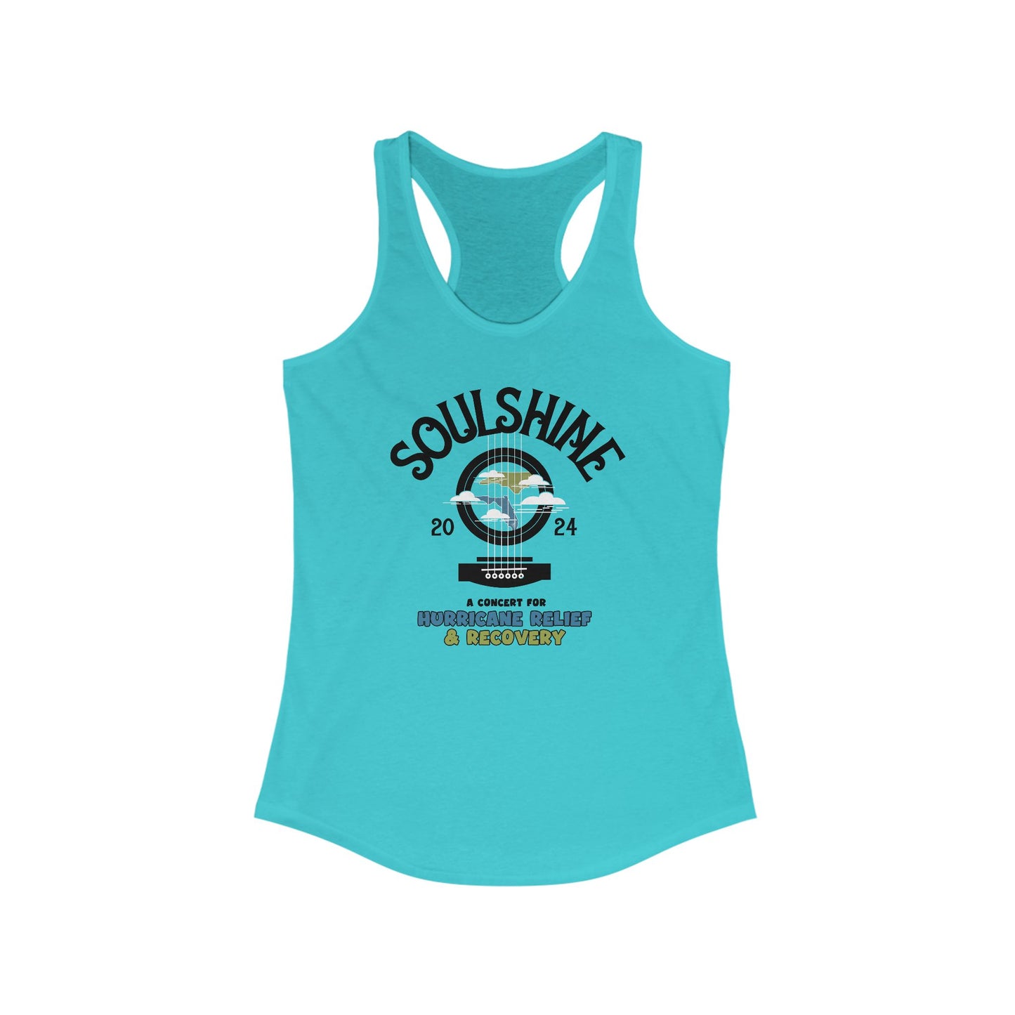 Soulshine 2024 With Line Up On Back Tank Top