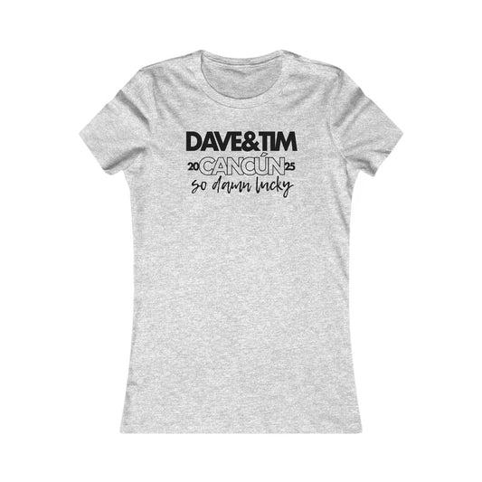 Dave & Tim So Damn Lucky mexico 2025 Women's Cut *With Setlist