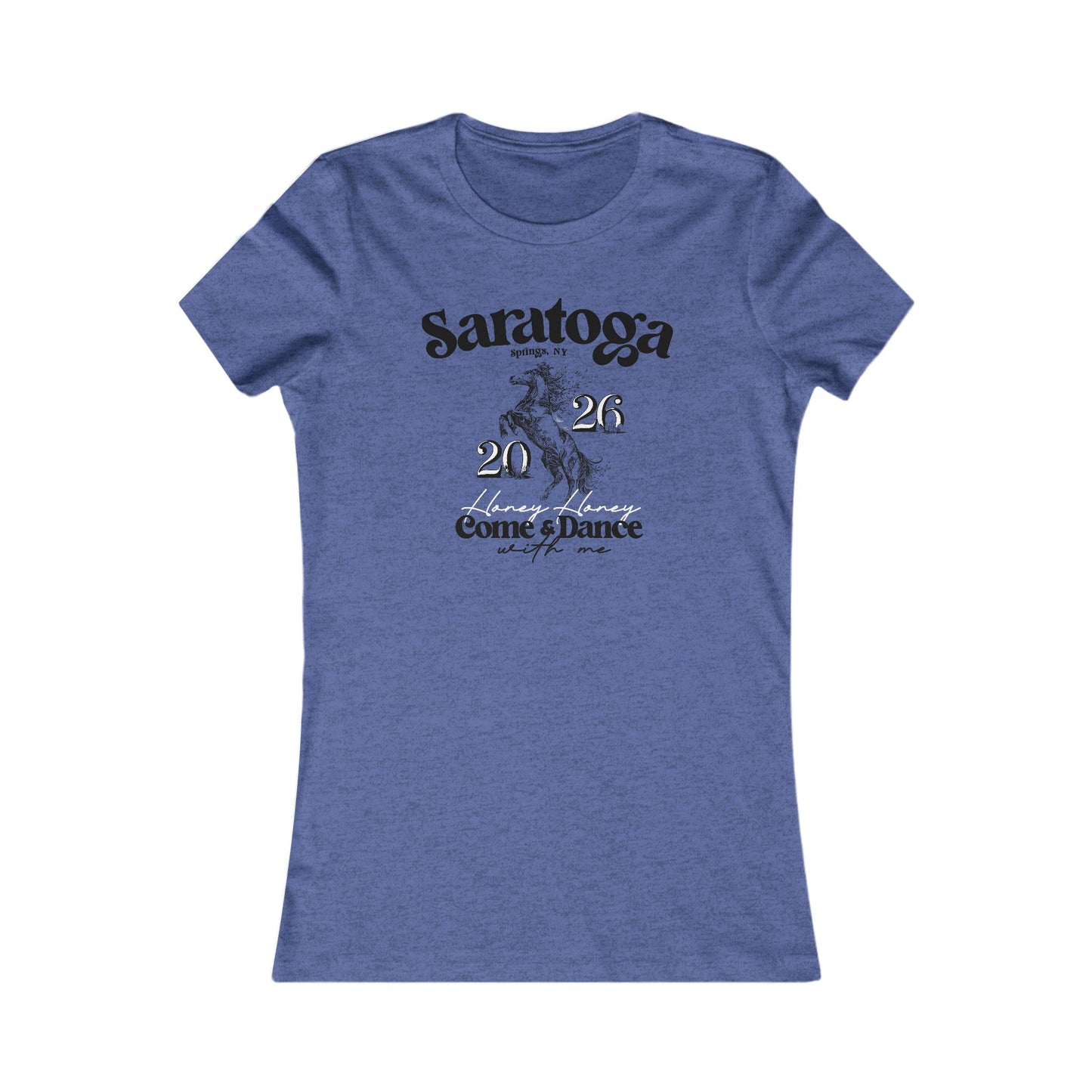 Saratoga 2026 Floral Woman's Cut Tee