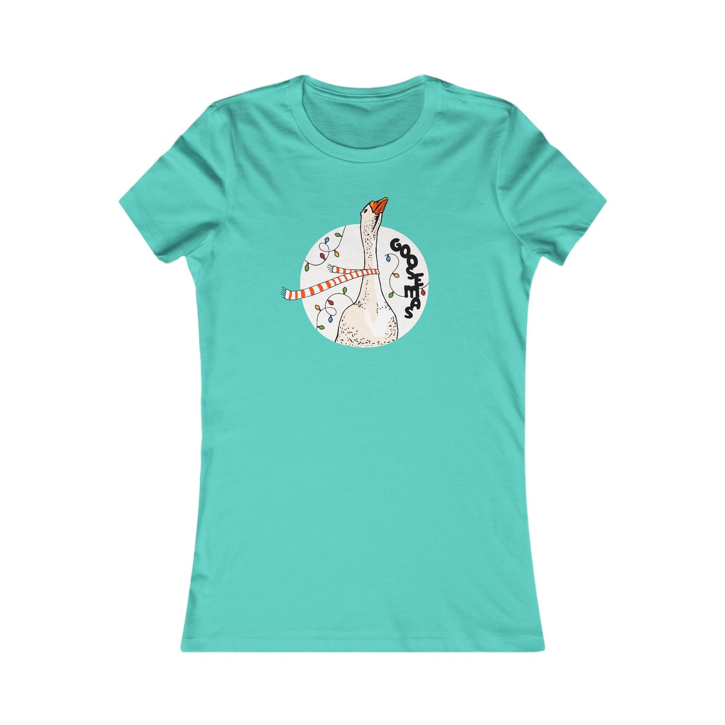 Goosemas Lights Woman's Cut Tee