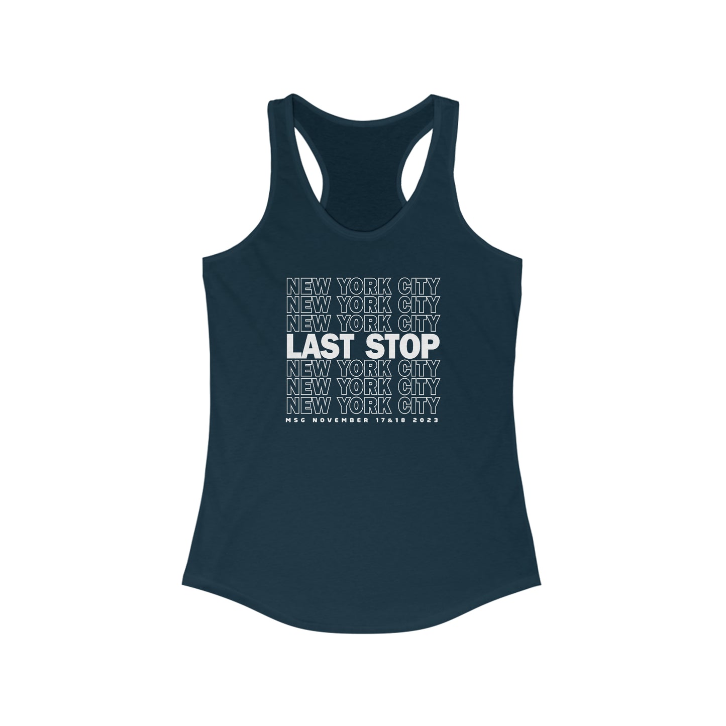 New York City Fall Tour 2023 Tank Top *With Setlist