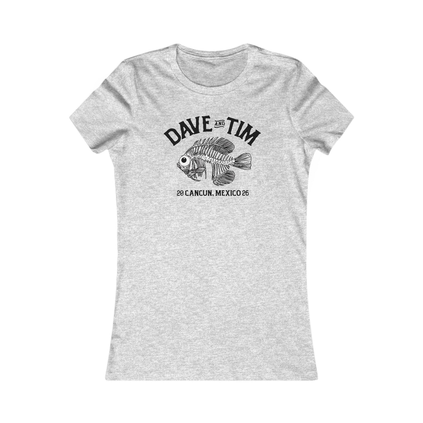 Big Eyed Fish Mexico 2026 Woman's Cut Tee *With Set List