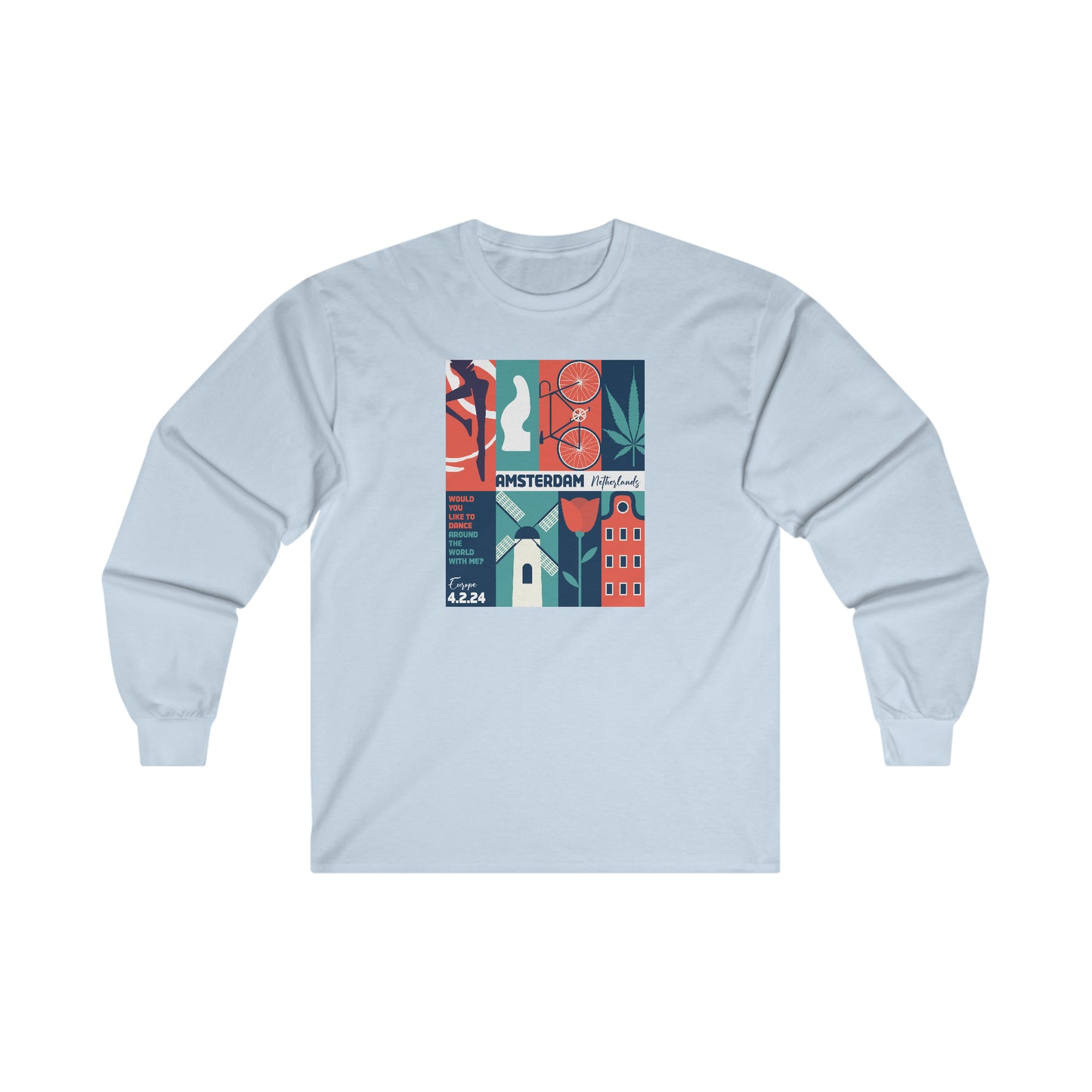 Amsterdam Europe 2024 Long Sleeve Tee *With Setlist