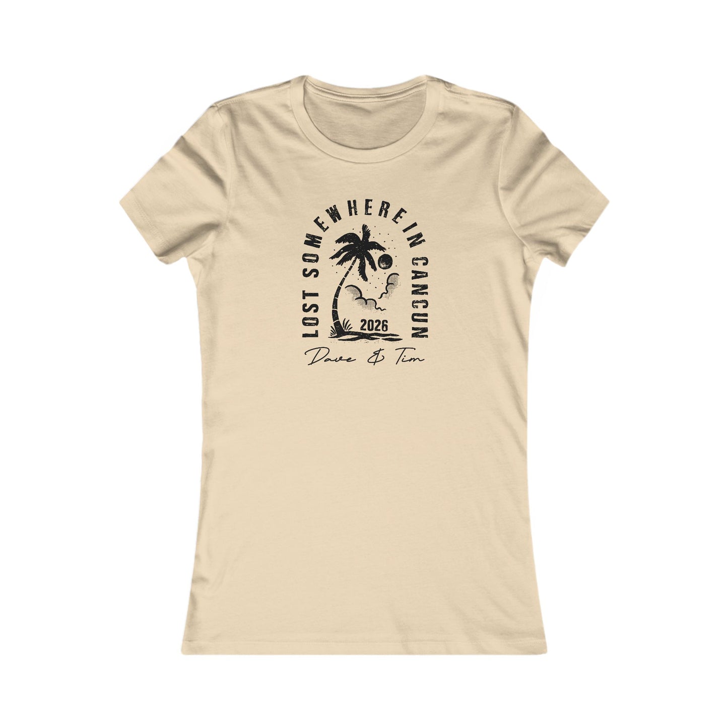 Lost Somewhere In Cancun 2026 Woman's Cut Tee *With Set List