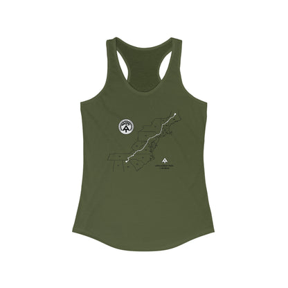 Appalachian Trail Map Tank Top