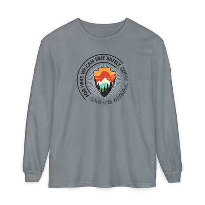 National Parks Rest Safely Long Sleeve Tee