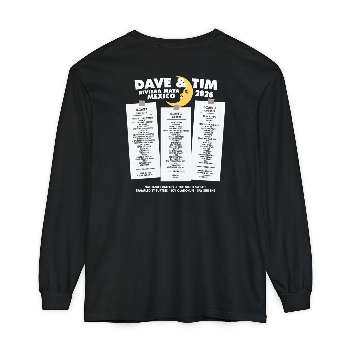 Floral Skull Mexico 2026 Long Sleeve Tee *With Set List