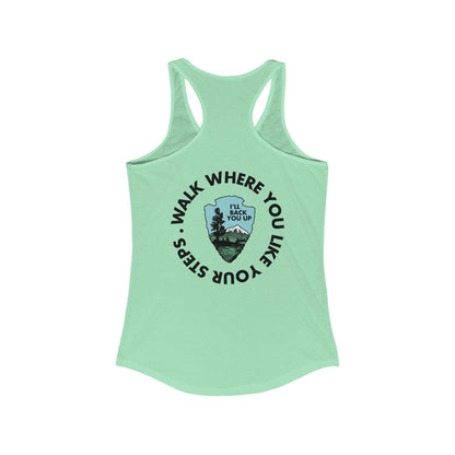 Save Our National Parks I'll Back You Up *front & back  Woman's Tank