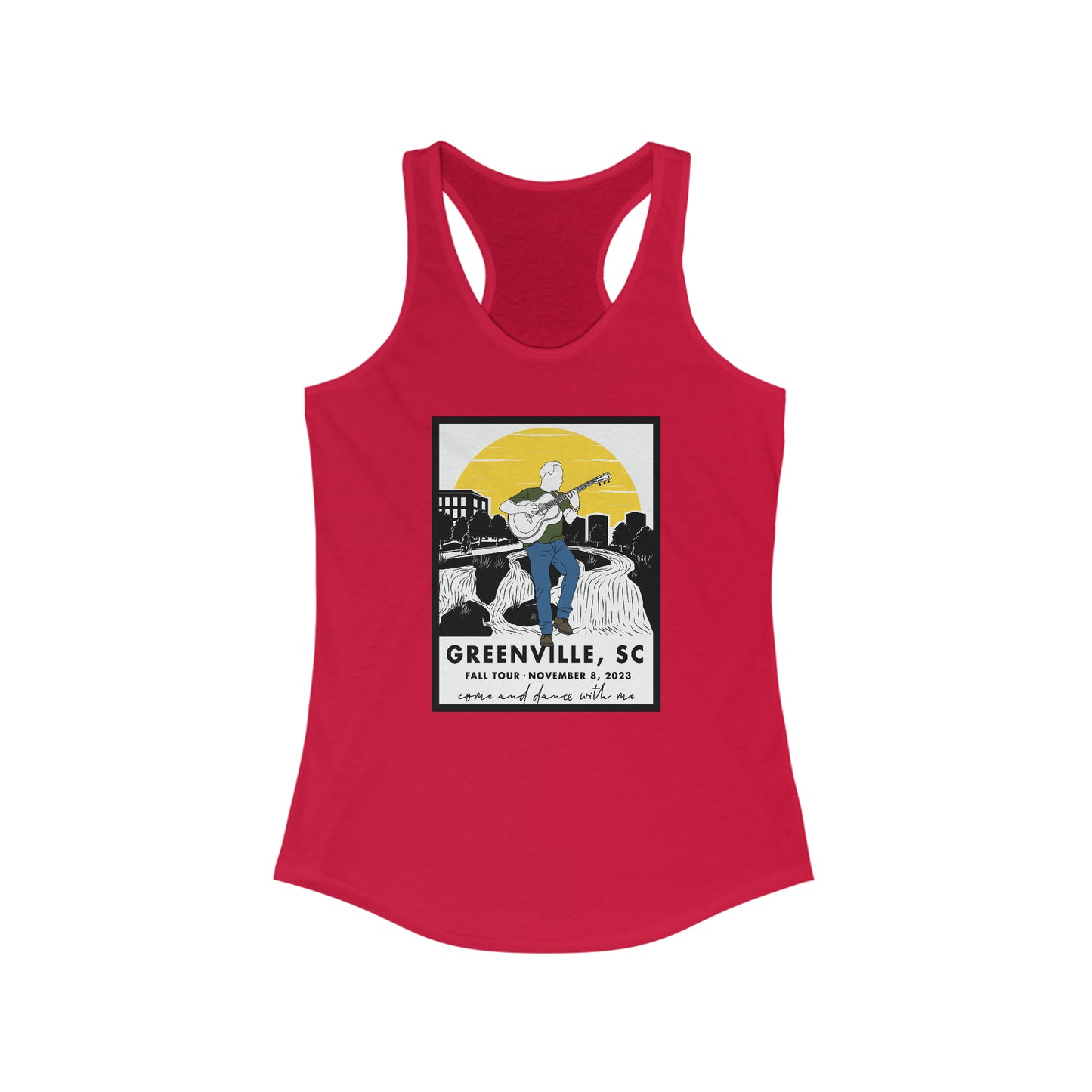 Greenville SC 2023 Tank Top w/set list