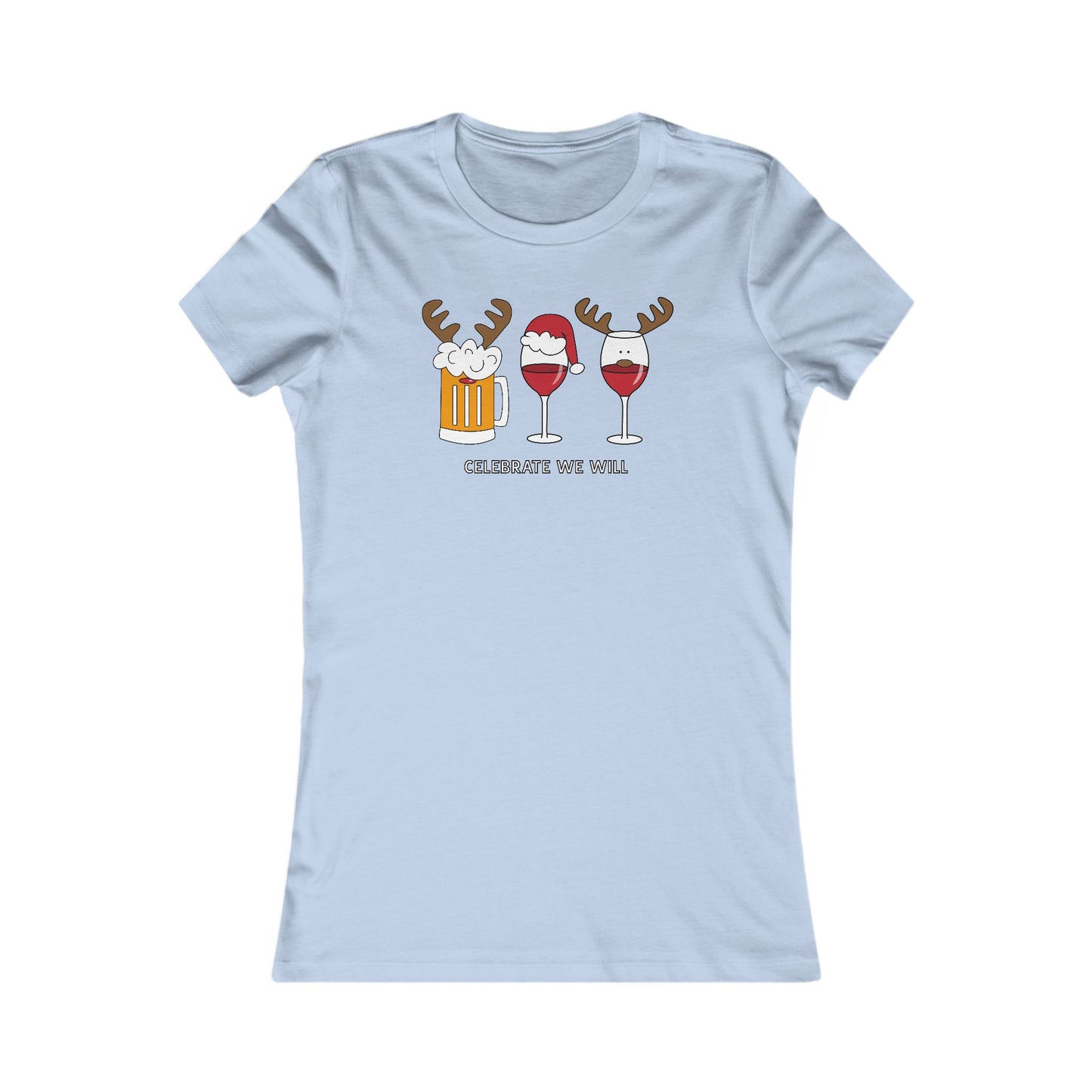 Celebrate With A Glass Woman's Cut Tee