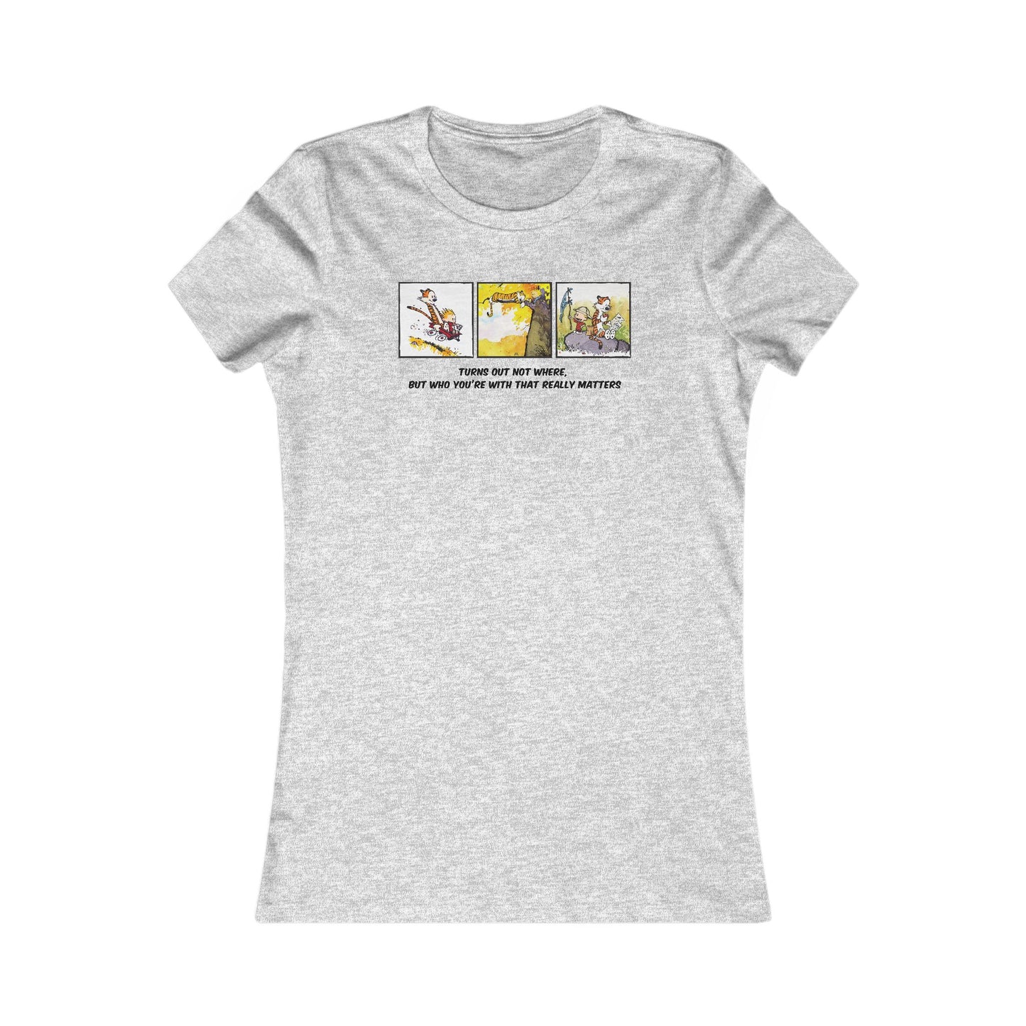 Calvin Hobbes & Dave Woman's Cut Tee