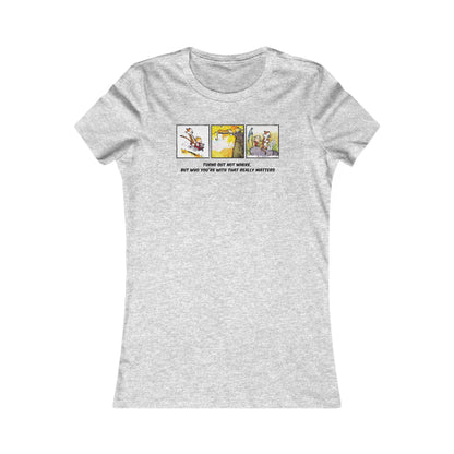 Calvin Hobbes & Dave Woman's Cut Tee