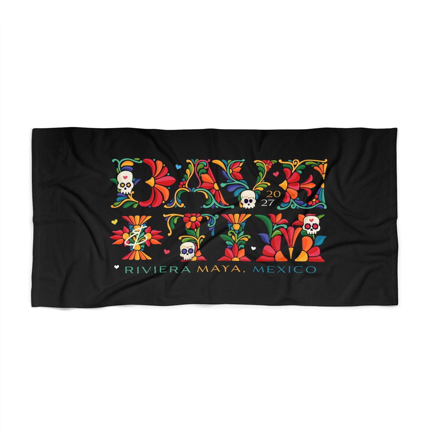 D&T Floral Mexico 2027 Beach Towel