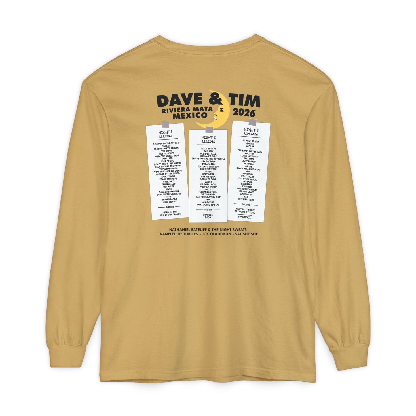 Moon Palace 2026 Long Sleeve Tee *With Set List