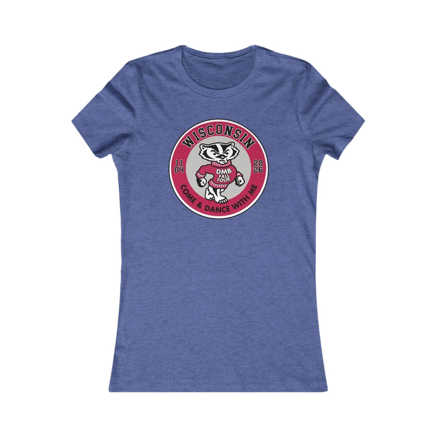 Wisconsin Fall 2026 Woman's Cut Tee