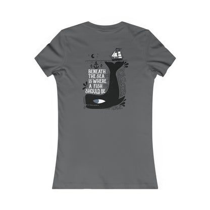 Beneath the Sea front & back Woman's Tee
