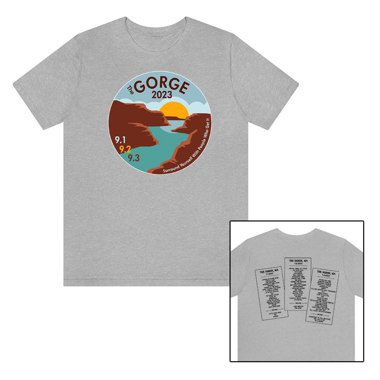 Gorge Surround Yourself 2023 w/set list