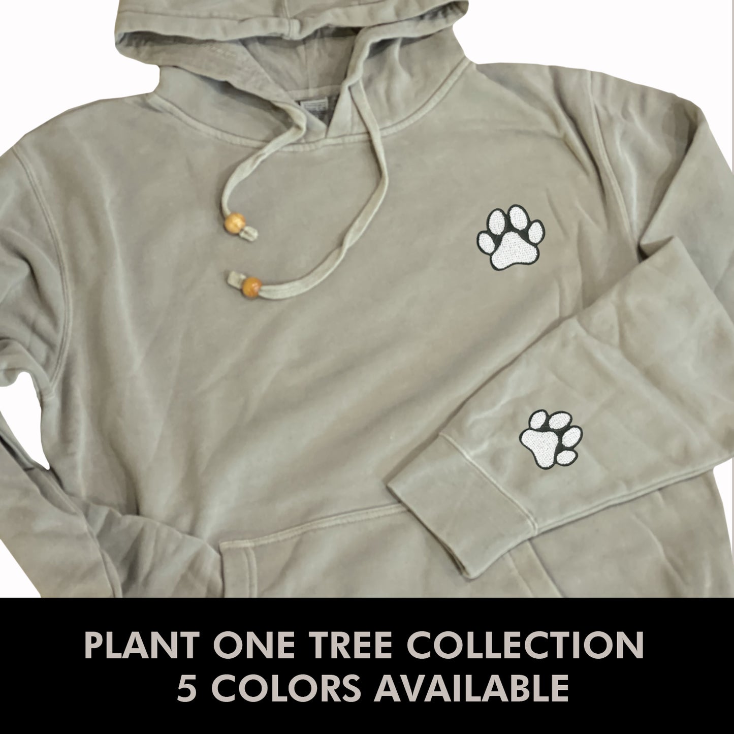 Paw Prints Hoodie * Plant One Tree