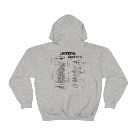 Creekend Weekend Flowers 2023 Hoodie w/set list