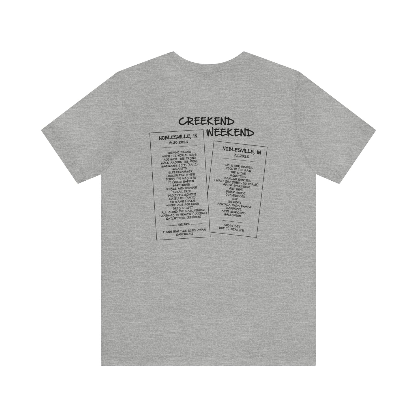 Freakin Creekend 2023 w/set list