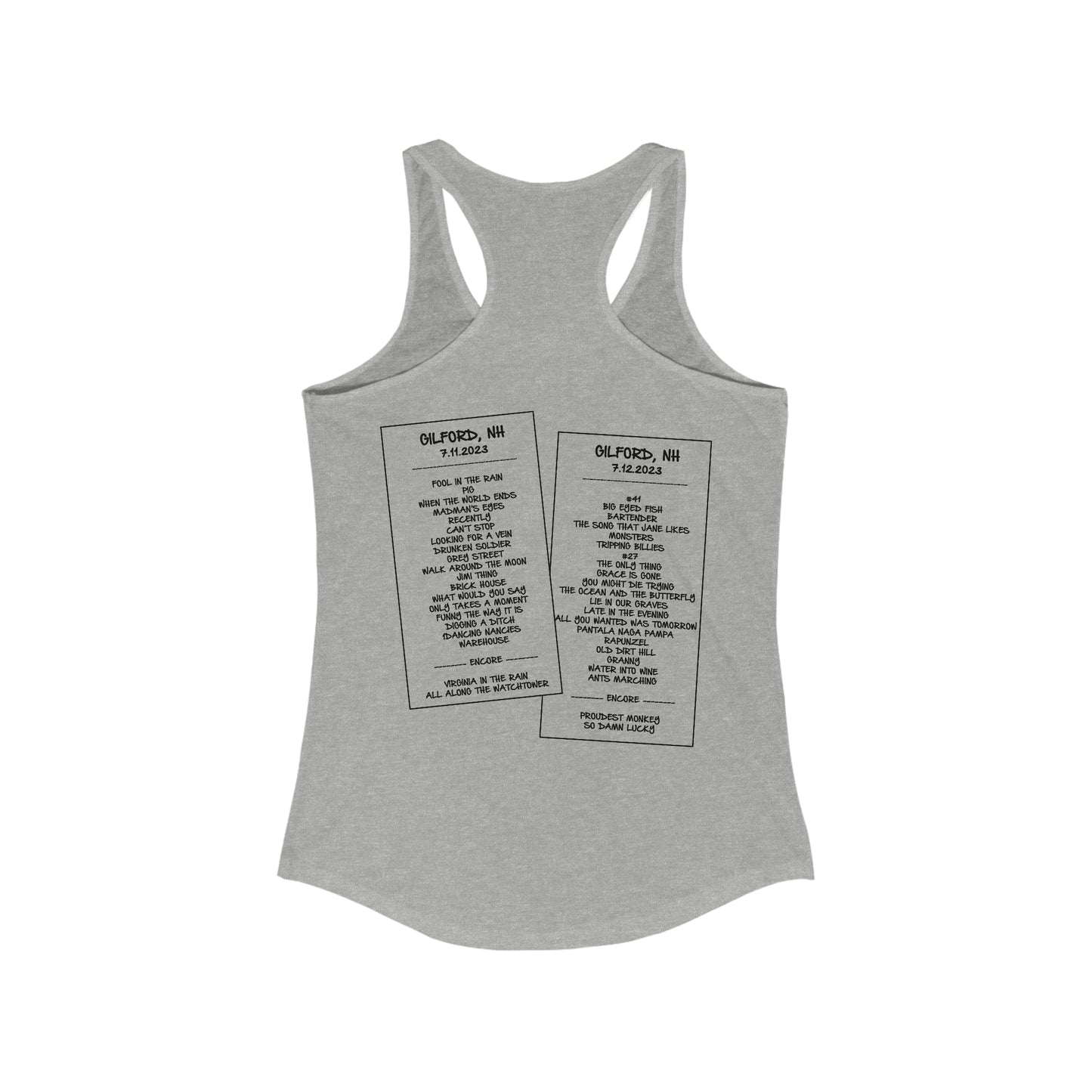 Gilford 2023 Tank Top w/set list