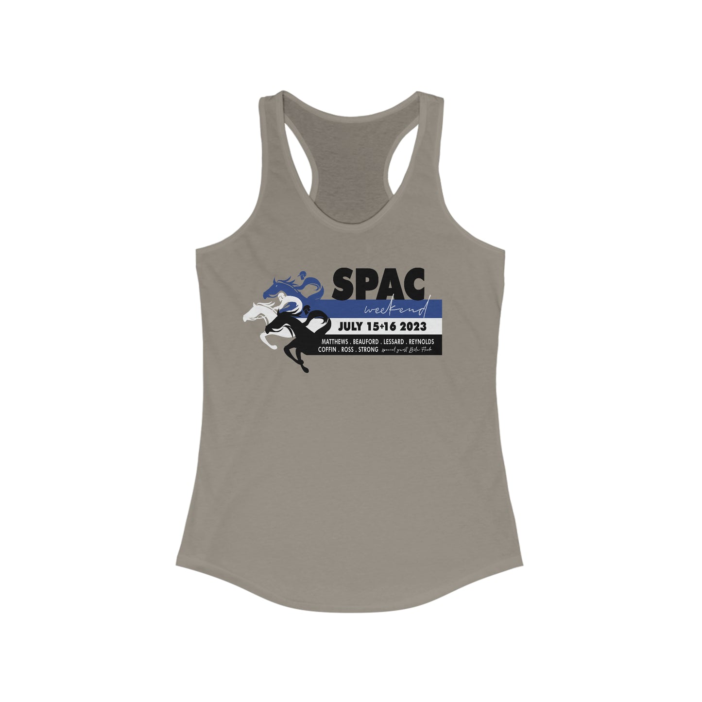 SPAC 2023 Racing Stripes Tank Top (w/ set list)