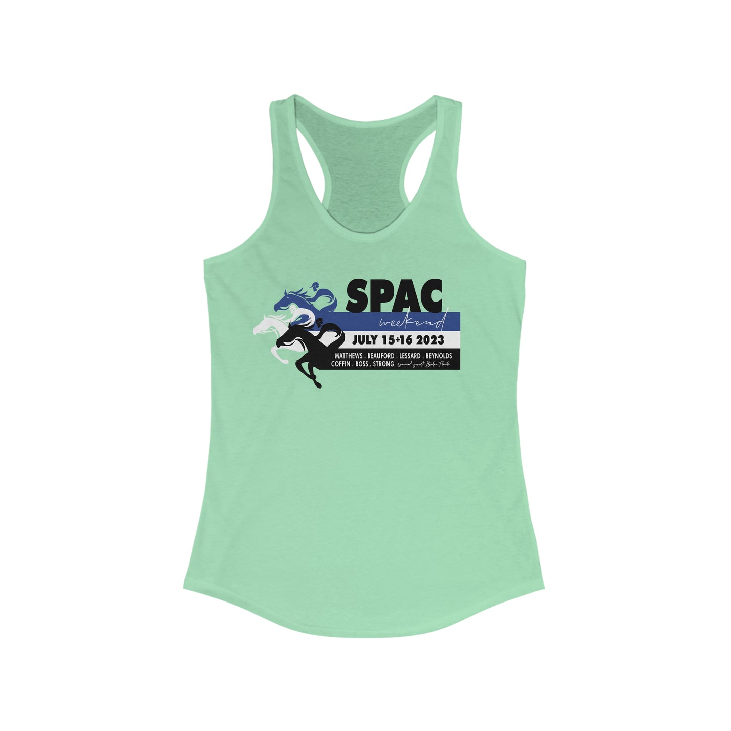 SPAC 2023 Racing Stripes Tank Top (w/ set list)
