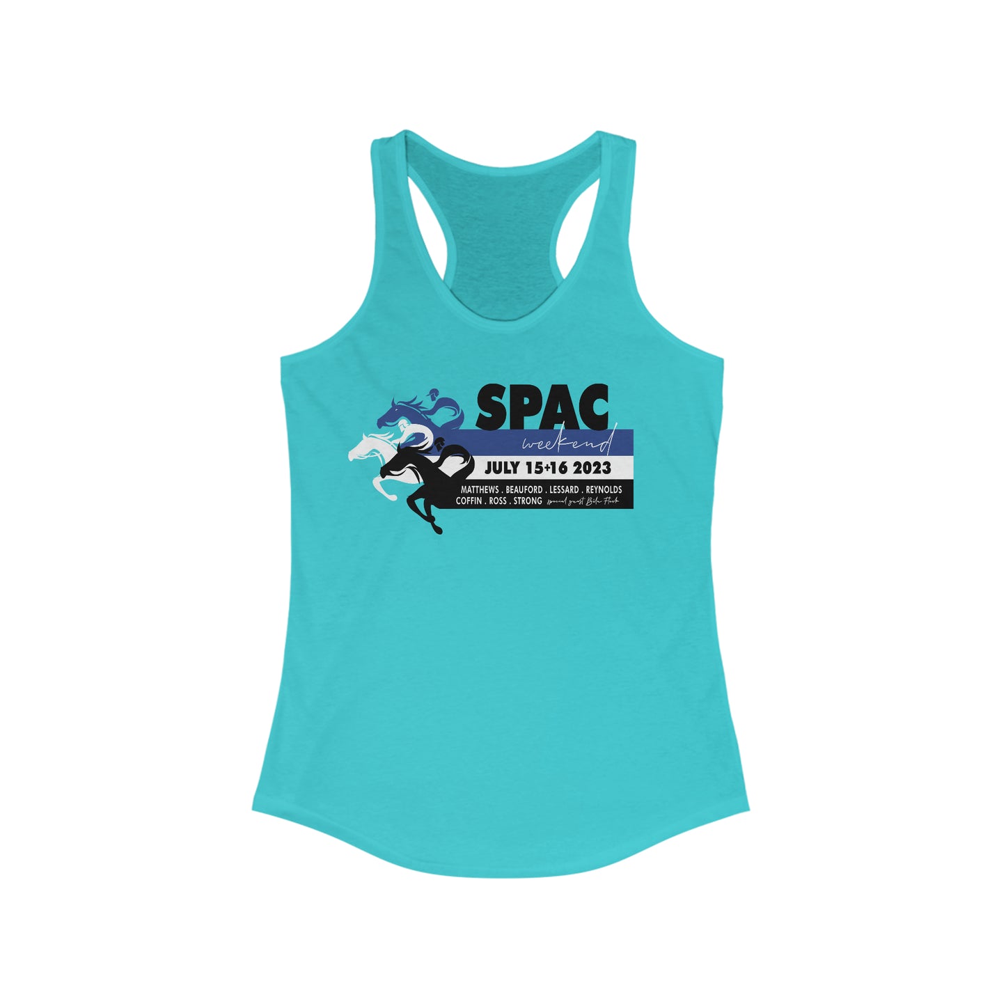 SPAC 2023 Racing Stripes Tank Top (w/ set list)