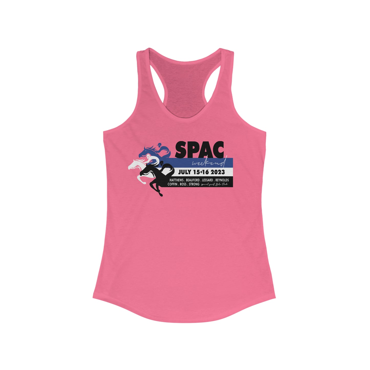 SPAC 2023 Racing Stripes Tank Top (w/ set list)