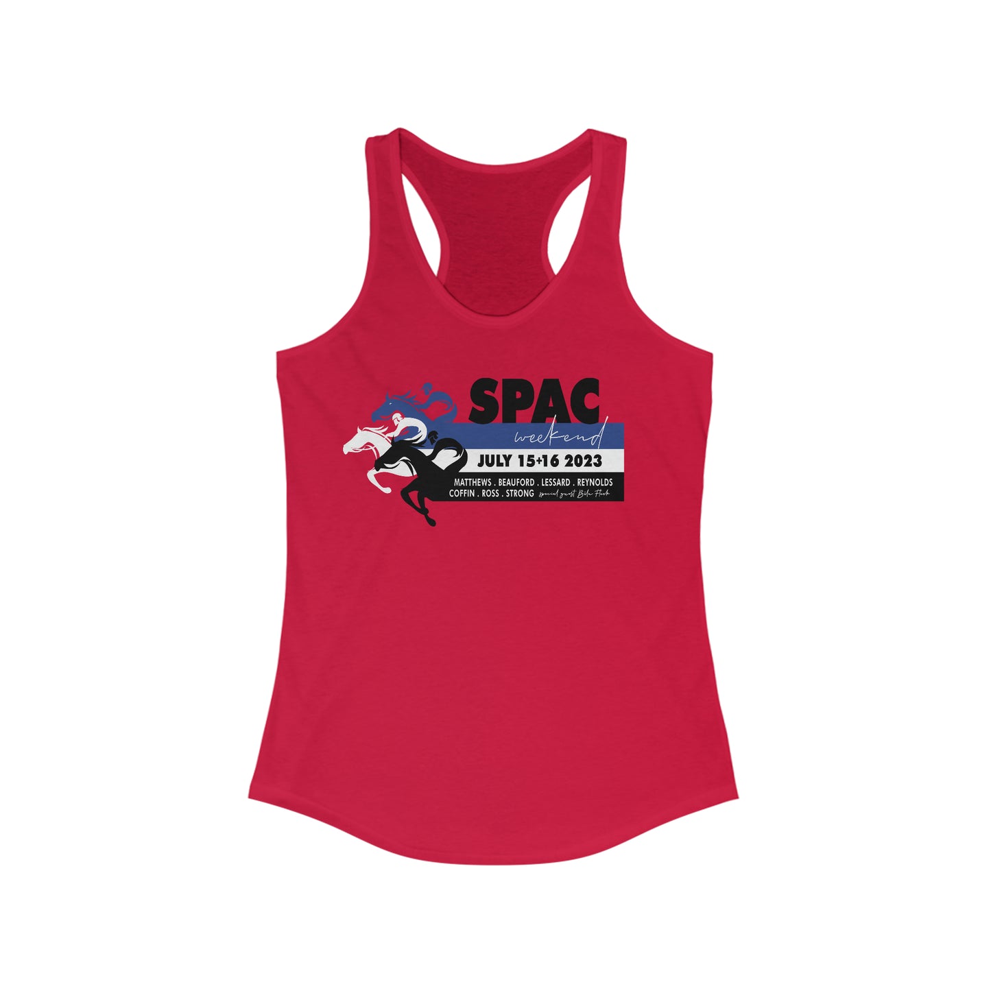 SPAC 2023 Racing Stripes Tank Top (w/ set list)