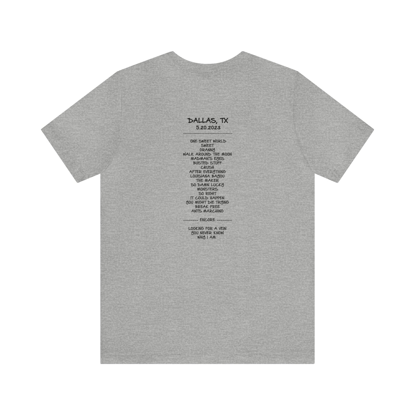 Dallas Texas 2023 w/set list