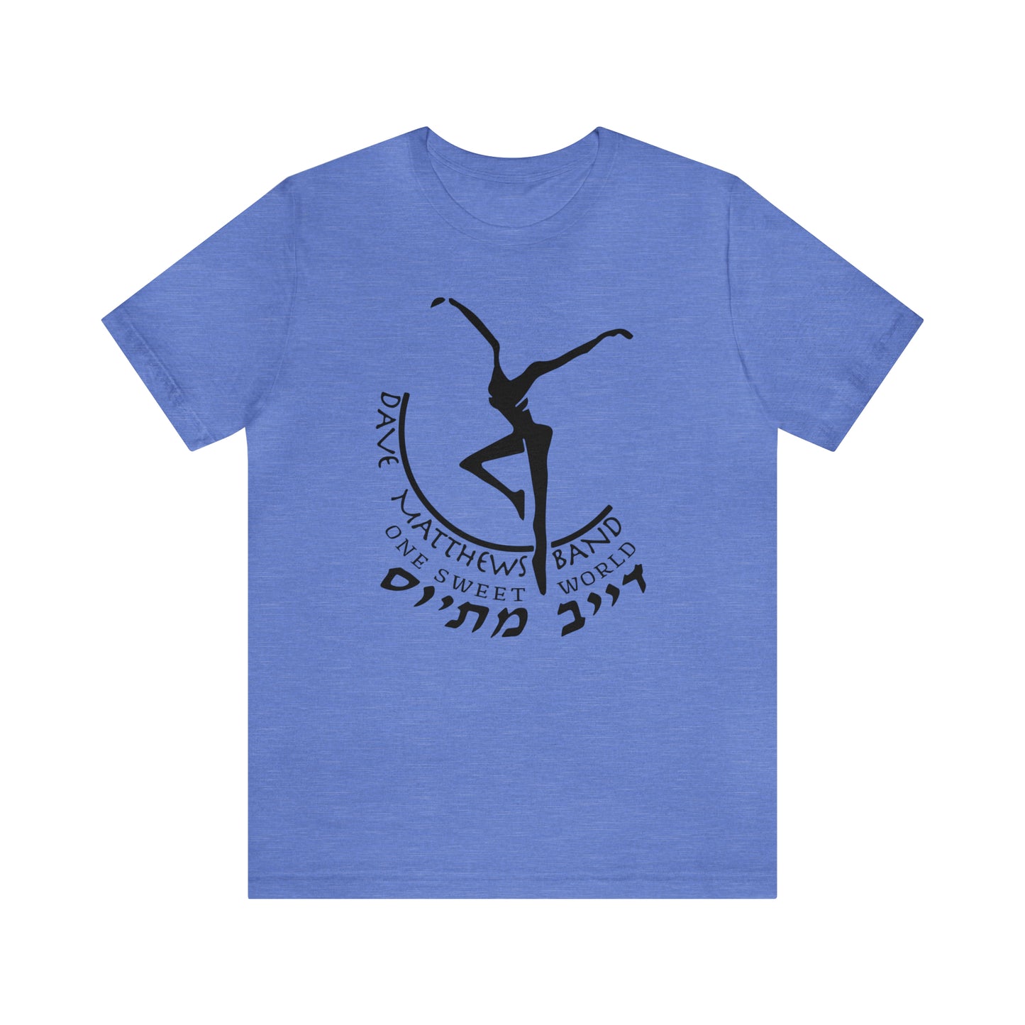 Custom Design Hebrew One Sweet World Unsex Tee