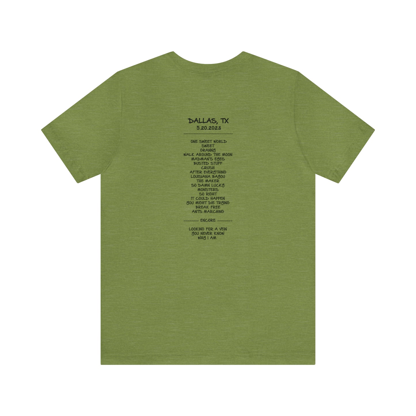 Dallas Texas 2023 w/set list