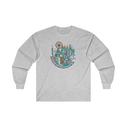 Would you like to dance Europe 2024 Unisex Long Sleeve Tees w/tour dates